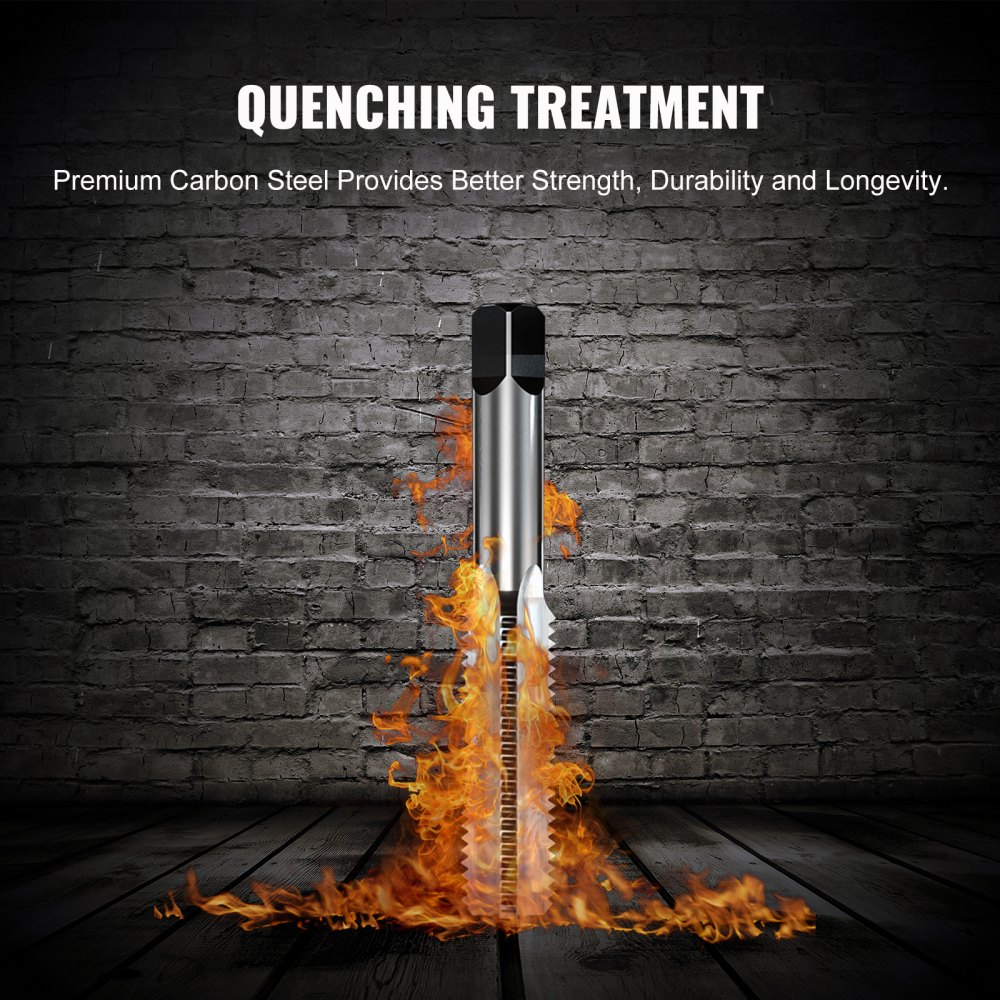 VEVOR 60-częściowy zestaw gwintowników i gwintowników Zestaw gwintowników i narzynek 00147