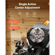 Uchwyt tokarski VEVOR φ250mm 4-szczękowy do wiertarek/frezarek i drukarek 3D