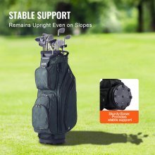 VEVOR 91cm Torba na wózek golfowy Torba na wózek golfowy 14-kierunkowy organizer z przegrodą