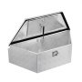 Skrzynia narzędziowa VEVOR Drawbar Box 990 x 419 x 305 mm, aluminiowa, o ładowności 50 kg, z zamkiem i kluczykami, do przyczep typu pickup, kamperów, SUV-ów, pojazdów terenowych, srebrna