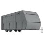VEVOR Caravan Protective Cover for 8.5-9.4 m Caravans, Waterproof and Windproof Oxford Fabric Caravan Cover, Universal Caravan Cover with Storage Bag, Repair Patch, and Straps