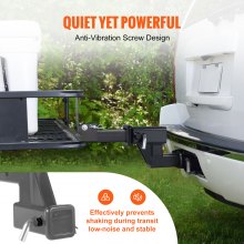 VEVOR Zaczep przyczepy Podwyższenie Adapter holowniczy Przedłużenie do odbiornika 2" z 4" wznoszeniem/opuszczaniem