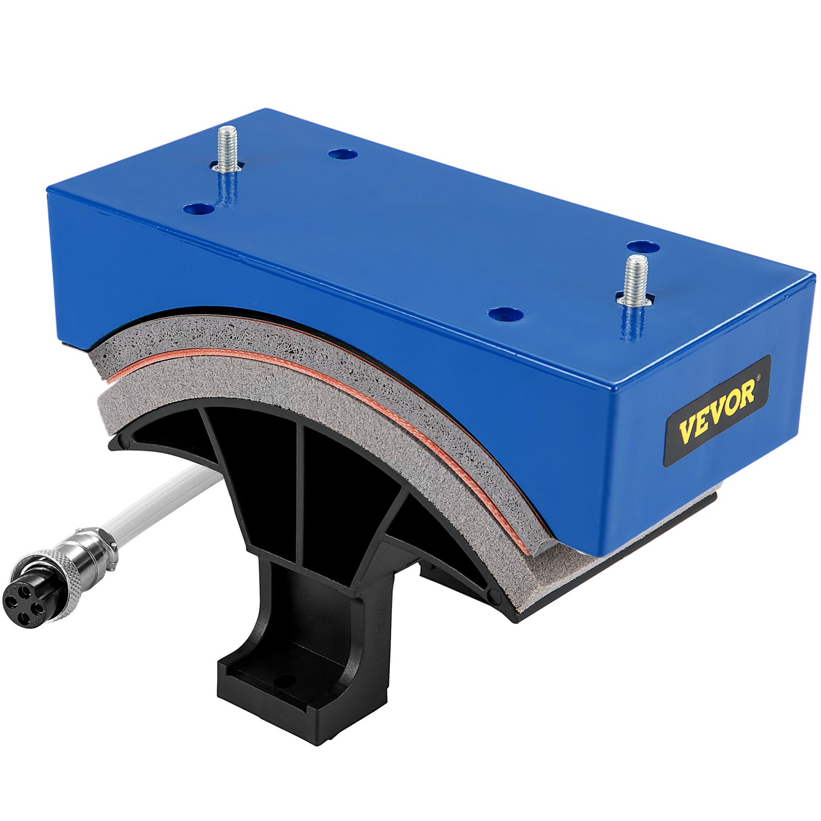 VEVOR Prasa do nasadek prasa termiczna 15x8cm prasa do nakrętek 220V