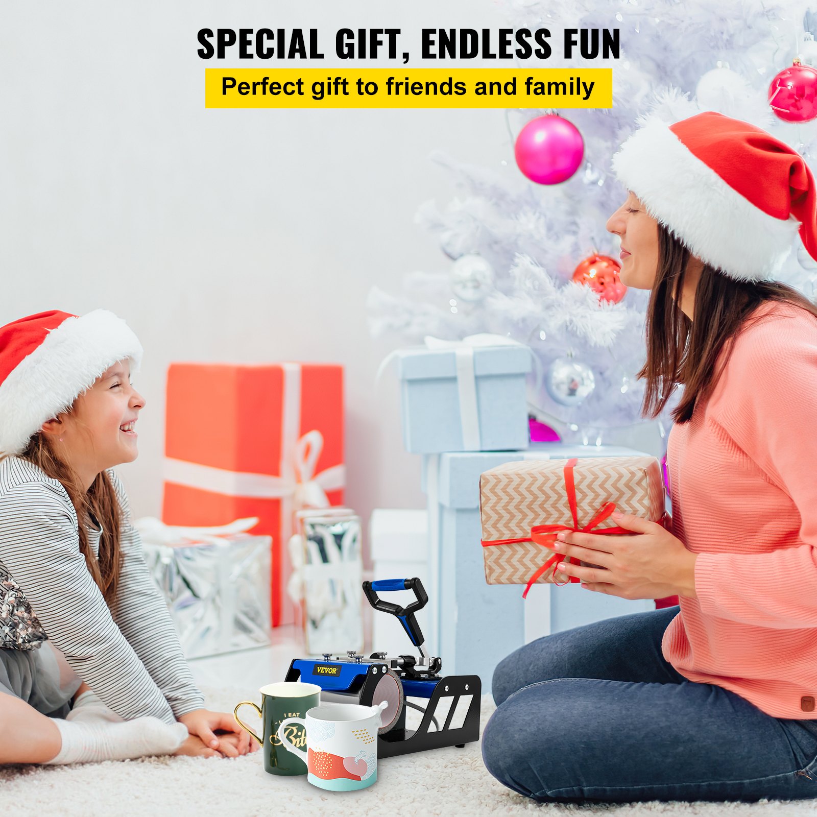 VEVOR Prasa do kubków 6/11/12/17oz Prasa do kubków Prasa do kubków Drukowanie w kubkach