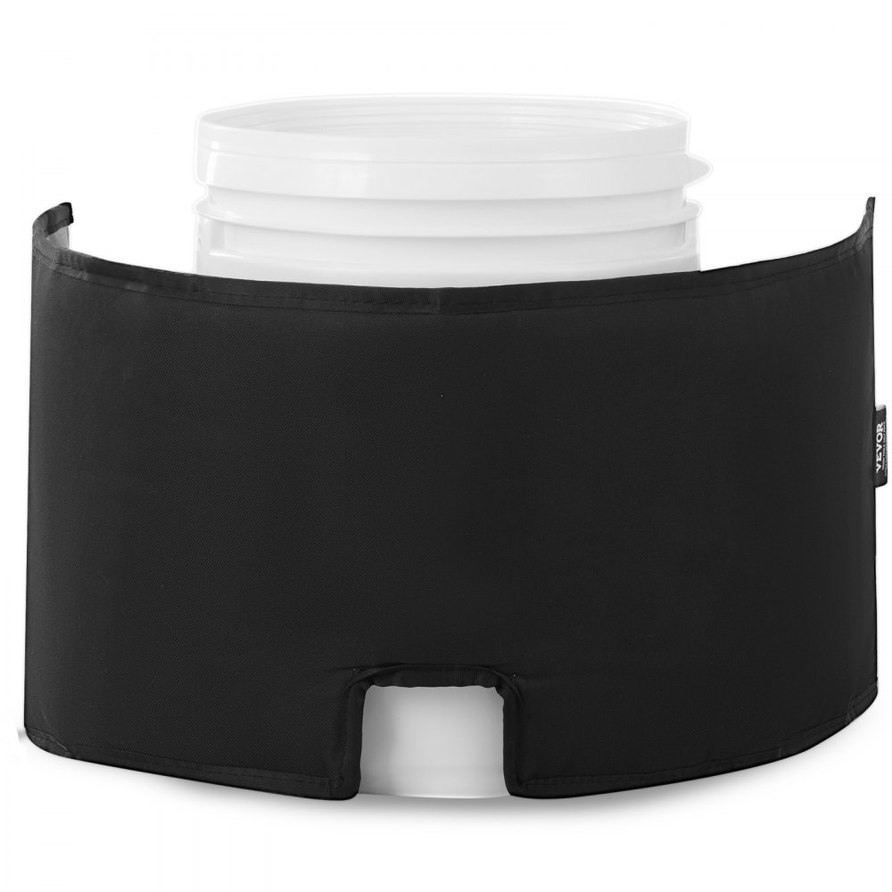 VEVOR Metalowy podgrzewacz beczek, 250-watowy podgrzewacz taśmowy do beczek o pojemności 5 galonów, regulacja w zakresie 0–145°F z oddzielnym termostatem, wodoodporny, wysokowydajny podgrzewacz beczek na tłuszcz z tkaniny Oxford, certyfikat CE