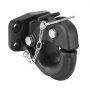 VEVOR towbar, 13T towing capacity, towbar hook suitable for 63.5-76.2mm bezel rings with mounting kit, black powder coating, wear-resistant, suitable for various vehicles