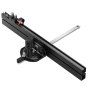 VEVOR miter gauge, standard slot 19x10 mm, table saw fence made of aluminum alloy with 15 angle stops, piston and removable disc, for woodworking
