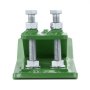 VEVOR Tractor Bucket Protector, 2PCS Heavy Duty Steel Bucket Edge Protectors, Anti-Skid Device with Double Hexagon Lock Nuts and Bolts, for Snow, Leave Removal & Spreading Gravel (Green)