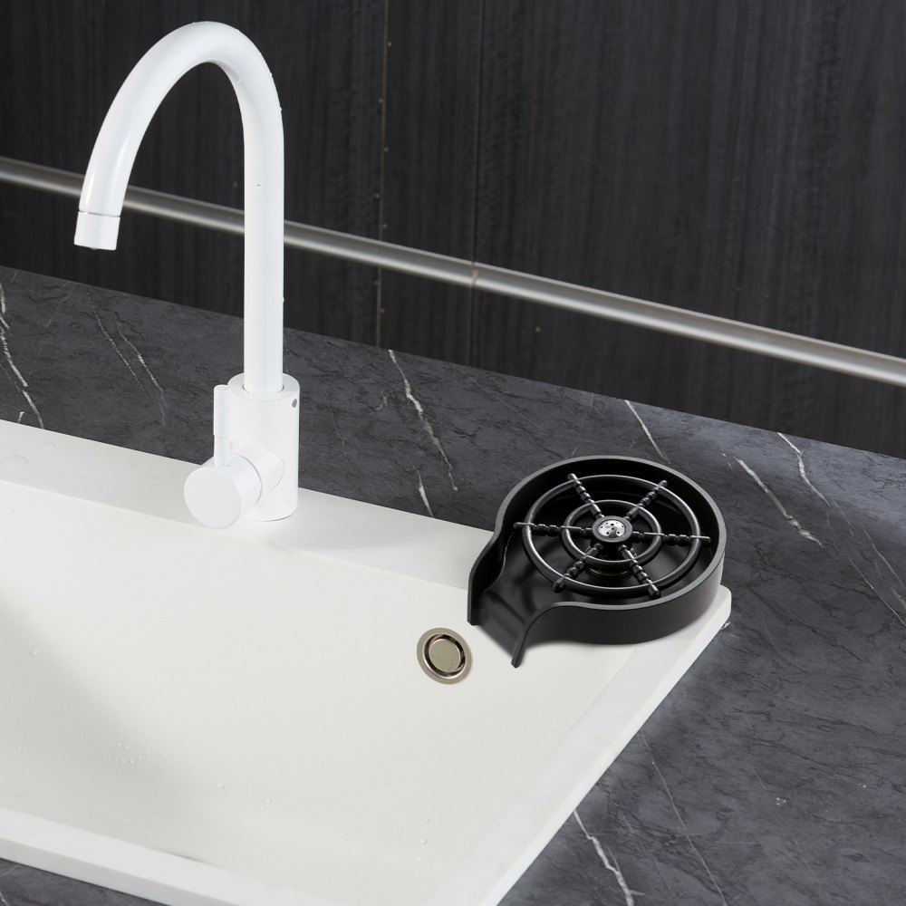 Myjka do szkła VEVOR, 10 dysz natryskowych, obrotowy 360° środek do czyszczenia kubków ABS i uchwyt na kubek