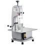 VEVOR Commercial Electric Meat Bandsaw, 650W Bone Sawing Machine with 315 x 460 mm Workbench, 0-110 mm Cutting Thickness, 5 Extra Replacement Blades, for Cutting Bone, Frozen Meat, Pork, Beef & Ribs