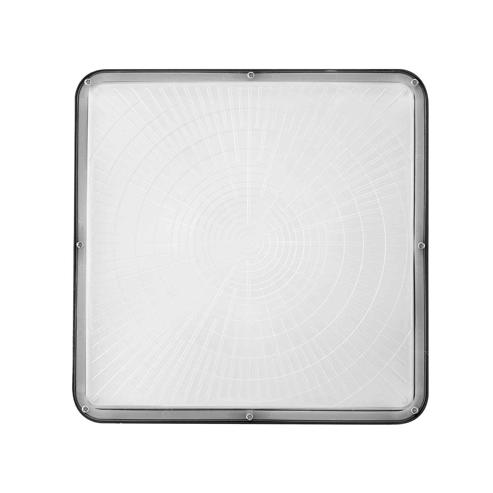 Lampa sufitowa LED VEVOR, 150 W, 16500 lm, 5000 K, światło dzienne, komercyjna, przemysłowa, zewnętrzna, 12,5" x 12,5", oświetlenie sufitowe do montażu powierzchniowego na stacji benzynowej, w magazynie, garażu, na ulicy, w sklepie, hotelu, IP65