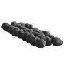 VEVOR Lava Rocks, 30.48-50.8 mm 25 Pcs Fire Stones Lava Rocks For Fire Pit, Reusable Fire Pit Stones Indoor & Outdoor Use,Decorative Firepit Stone for Propane/Gas Fireplace,Stove, Courtyard,Camping