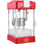 VEVOR Popcorn Machine, 300W Popcorn Maker, 2.5oz Kettle Makes 4 QT per Load, Tabletop Popcorn Machine with PP Door, Includes 2 Scoops and Tray, Cinema Style, Red