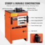 VEVOR 2 w 1 elektryczna giętarka do prętów zbrojeniowych, przenośna hydrauliczna giętarka o mocy 1700 W, 3 kąty gięcia do 4-25 mm w ciągu 4 sekund, wytrzymała giętarka do prętów zbrojeniowych z akcesoriami