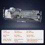 VEVOR Tokarka do metalu 211x750mm Tokarka do metalu 50-2500 obr./min Tokarka stołowa 750W 14x metrycznych (od 0,3 do 3 mm) 10x calowych (od 10 do 44 TPI) Gwinty stożkowe MT5