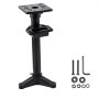 VEVOR bench grinder stand, vise base with 27x27 cm mounting plate, pre-cut mounting slots & water reservoir, compatible with most bench grinders