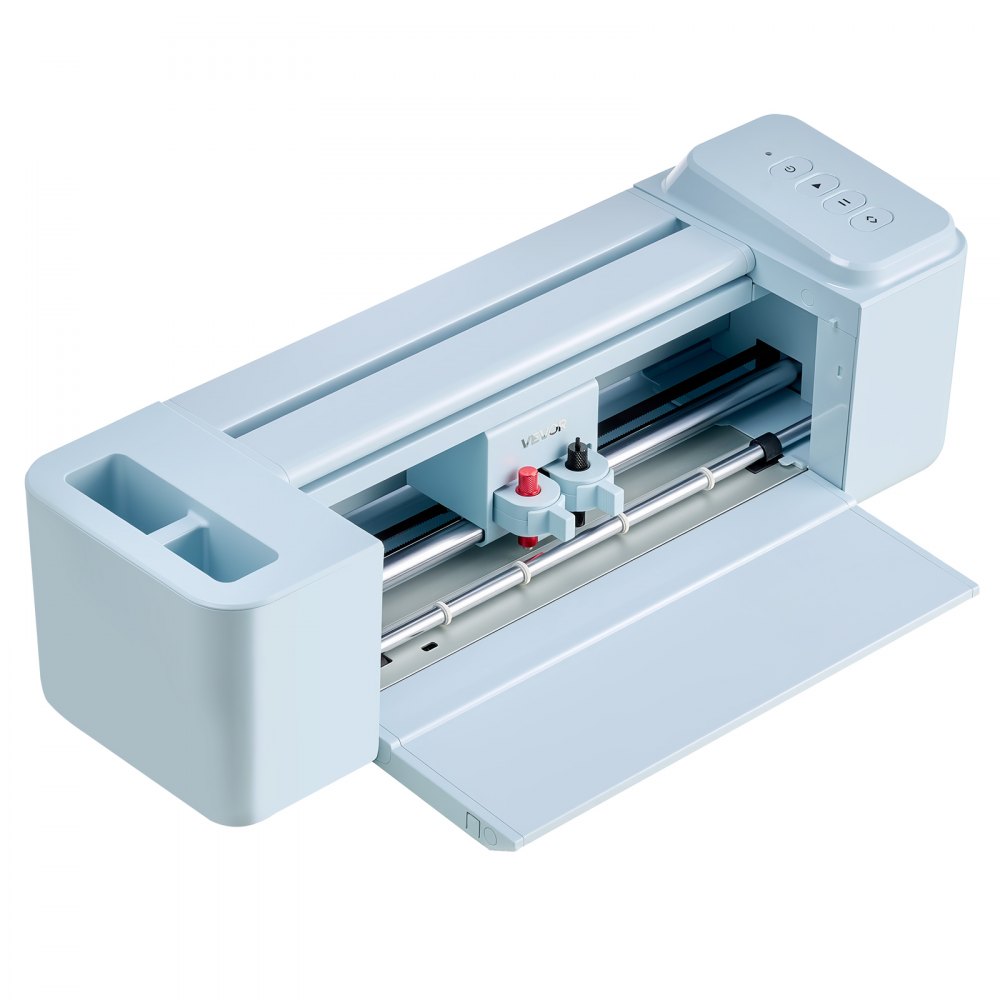 VEVOR Vinyl Cutting Machine, 305 mm, Button-Controlled Vinyl Cutter, 5000+ Built-in Design Resources, Compatible with Mac, Windows, Android and iOS, for Creating Customized Crafts Cards, Home Decor