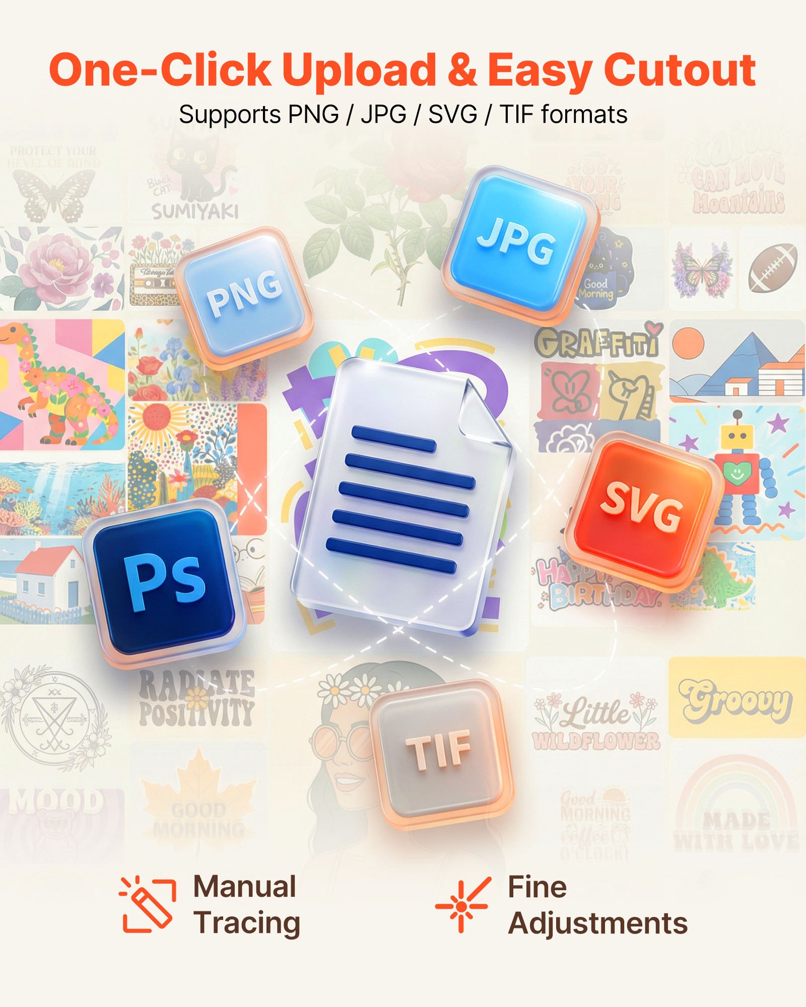 VEVOR Ploter tnący/maszyna do cięcia winylu 30 cm, ploter tnący z ekranem dotykowym i zestawem materiałów i narzędzi, kompatybilny z systemami Mac/Windows/Android/iOS, do rękodzieła, kartek i dekoracji wnętrz