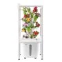 VEVOR Hydroponic Growing System with Grow Light, 30-Slot Hydroponic Tower with 6 Levels, Hydronic Garden for Home with Water Pump, Plant Germination Kit for Herbs, Fruits and Vegetables