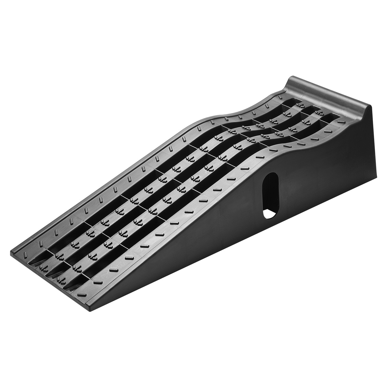 Rampy samochodowe VEVOR, 2 sztuki, wysokość podnoszenia 155 mm, przenośne rampy serwisowe do konserwacji garażu, wymiany oleju i napraw ciężarówek, udźwig 1474 kg (na rampę), kolor czarny