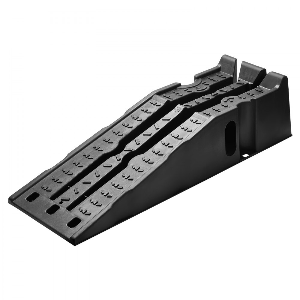 Rampy samochodowe VEVOR, 2 sztuki, wysokość podnoszenia 17 cm, przenośne rampy serwisowe do konserwacji garażu, wymiany oleju i napraw ciężarówek, udźwig 1814 kg (na rampę), kolor czarny