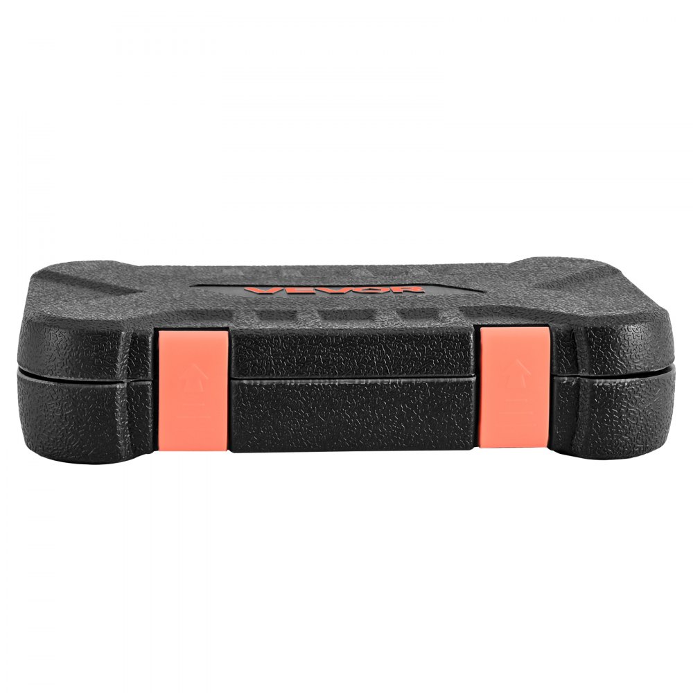 Zestaw nasadek VEVOR 70 elementów, zestaw kluczy grzechotkowych, napęd 6,4 mm, SAE i metryczne, głębokie i płytkie, zestaw narzędzi mechanicznych z bitami i akcesoriami, etui, stal stopowa CR-V, do napraw samochodowych