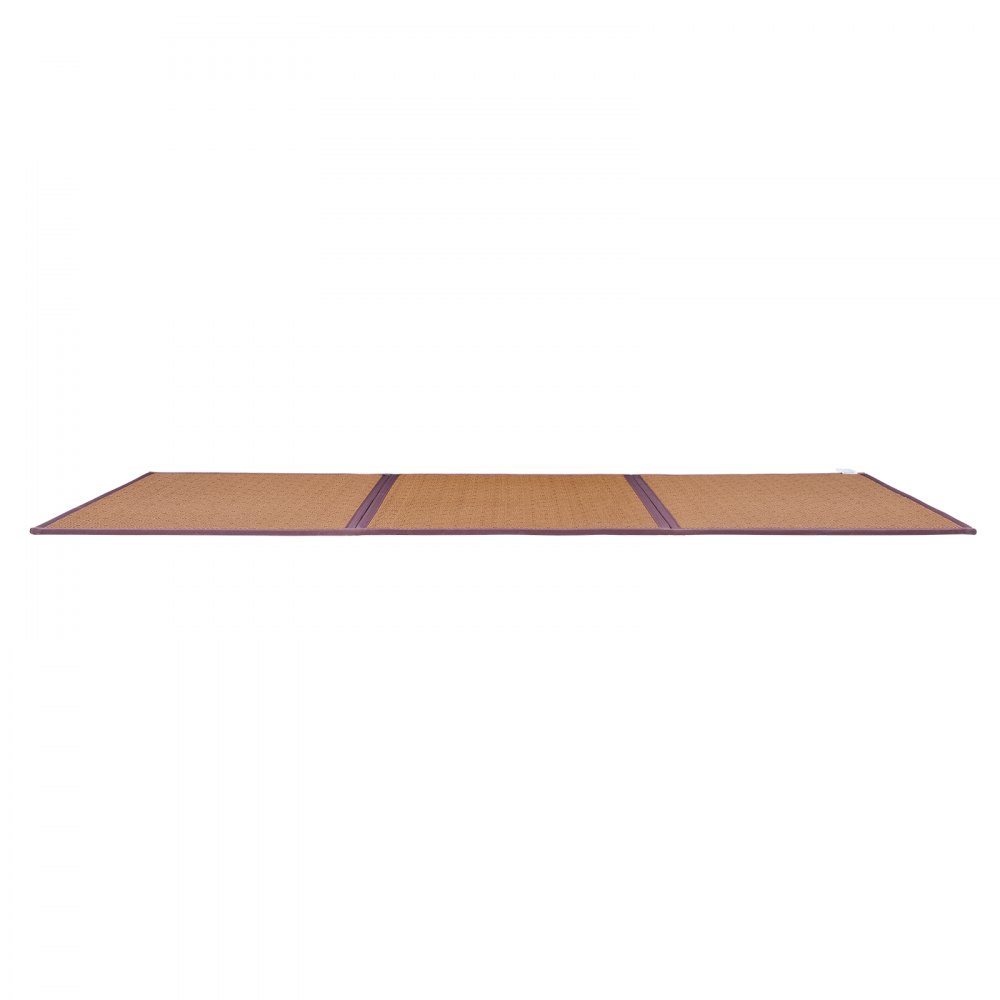 VEVOR Japońska mata tatami składana z rattanu tatami (2032 x 1397 mm), składany materac podłogowy, antypoślizgowa mata do spania, medytacji, jogi, relaksu, łatwa do czyszczenia