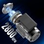 VEVOR 2.2 kW electric motor, 2800 rpm, AC 220-240 V, 13.8 A, 90 l, B3 frame, single-phase air compressor motor, 24 mm splined shaft, forward/reverse rotation for agricultural machinery and general equipment
