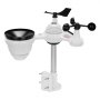 VEVOR 7-in-1 Weather Station Wireless Weather Station with Outdoor Sensor 7.5" Color Display RCC Atomic Clock for Measuring Wind Direction Wind Speed ​​Air Pressure Indoor/Outdoor Temperature and Humidity Moon Phase