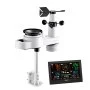 VEVOR 5-in-1 Wireless Weather Station, 190.5 mm VA Display, Solar Powered Outdoor Sensor, Rain Gauge, Indoor Outdoor for Weather Forecast, Temperature, Humidity, Wind Speed and Direction (No WiFi)