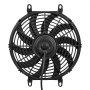 VEVOR Gable Mount Fan, 30.5 cm Solar-Powered Attic Vent Exhaust Fan Black, 1300 CFM Cooling & Ventilation for Roof, Greenhouse, Garage, Shop, with Thermostat & Mounting Brackets, Lightweight PP