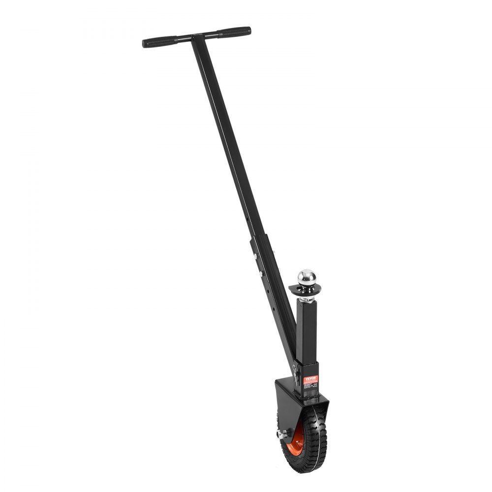 Wózek transportowy VEVOR, udźwig 136 kg, regulowana wysokość 42 i 56 cm, z kulkami o średnicy 47,6 i 50,8 mm, 8,5-calowa opona pneumatyczna, do przewożenia przyczep kempingowych