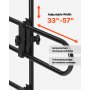 VEVOR Car Dog Guard Car Barrier Pet Barrier Regulowana ścianka działowa do samochodu ciężarowego