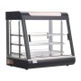 VEVOR 3-Tier Commercial Food Warmer Display, 1200W Food Display Warmer with LED Light, Top Storage and Adjustable Shelves, 30-85℃ Steam Heating, 106Qt/100L for Hamburger, Pizza, Bread, Fried Chicken
