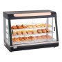 VEVOR 3-Tier Commercial Food Warmer Display, 1400W Food Display Warmer with LED Light, Top Storage and Adjustable Shelves, 30-85℃ Steam Heating, 137Qt/130L for Hamburger, Pizza, Bread, Fried Chicken