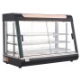 VEVOR 3-Tier Commercial Food Warmer Display, 1400W Food Display Warmer with LED Light, Top Storage and Adjustable Shelves, 30-85℃ Steam Heating, 137Qt/130L for Hamburger, Pizza, Bread, Fried Chicken