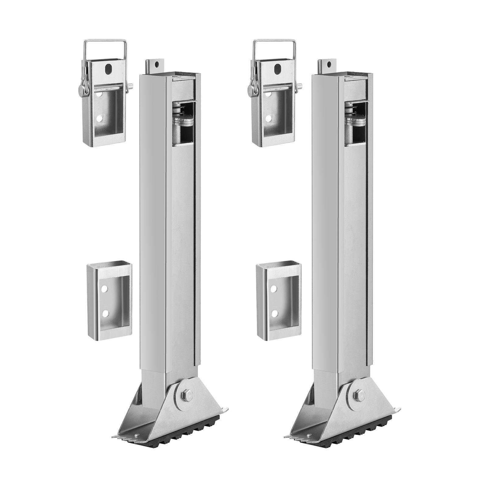 VEVOR Ladder Leveler, 288 mm Extendable Steel Ladder Leveling Tool, Quick Release, Stair Ladder Stabilizer, Easy to Use, Extension Ladder Accessory for Uneven Ground