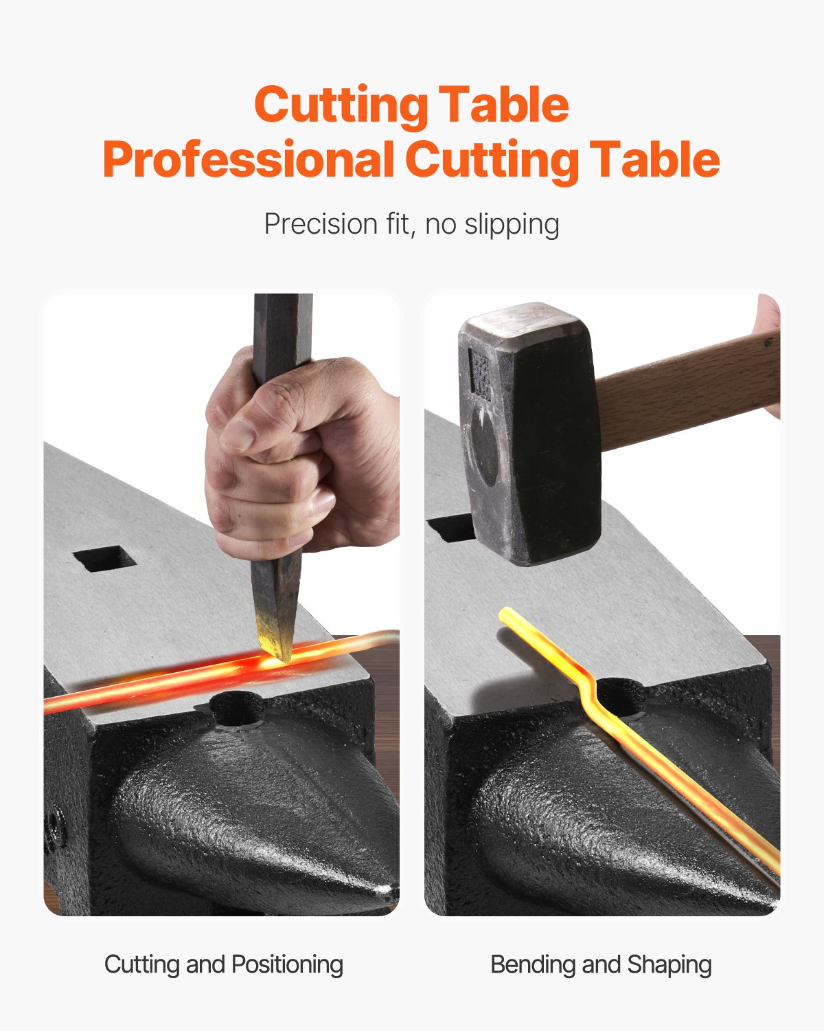 VEVOR Kowadło Kowalskie, 10 kg Pojedynczy Okrągły Róg Kowadło, ​Długość 35,3 cm Narzędzie Kowadło, Żeliwo Narzędzie Kowadła Kuźni Kowalskiej, Stalowe Kowadło Kowal z Duży Blat Stabilna Podstawa