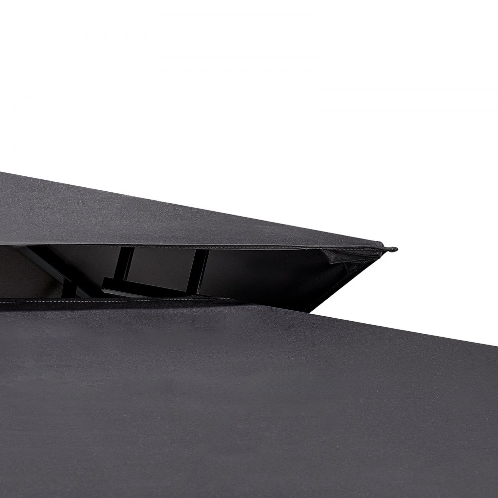 Altana ogrodowa VEVOR BBQ, 2430x1500x500 mm, zadaszenie grilla, 2-poziomowa altana BBQ, podwójny dach, wzmocnione nogi podporowe i markiza, na patio, do ogrodu i na podwórko