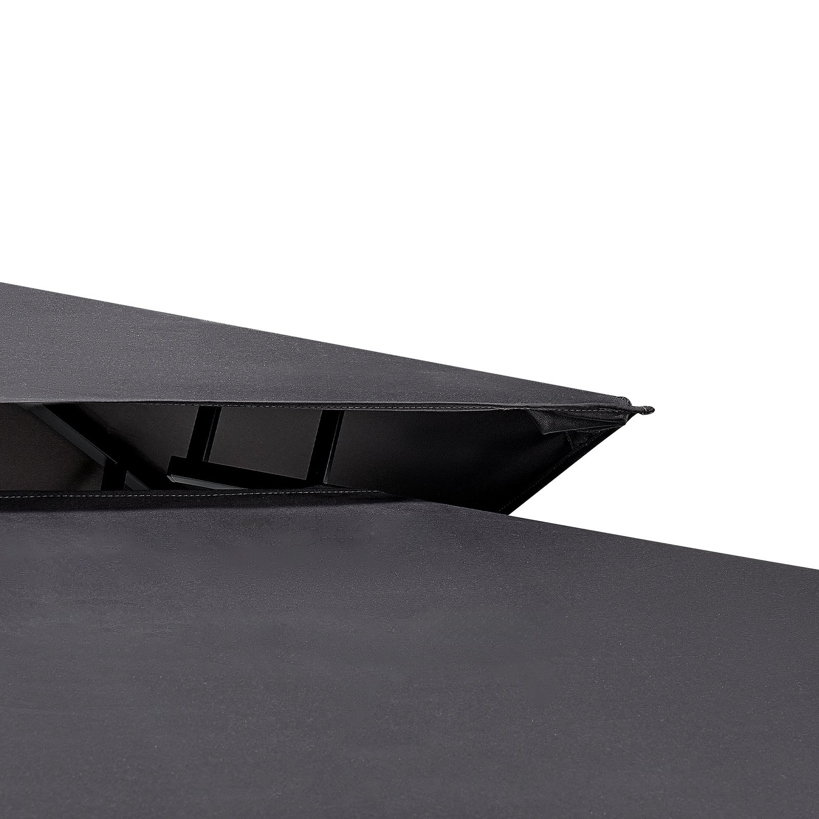 Altana ogrodowa VEVOR BBQ, 2430x1500x500 mm, zadaszenie grilla, 2-poziomowa altana BBQ, podwójny dach, wzmocnione nogi podporowe i markiza, na patio, do ogrodu i na podwórko