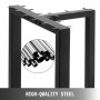 VEVOR Metalowe nogi do stołu Zestaw 2, nogi do jadalni 16 "Wysokość, nogi biurka w kształcie litery T, nogi ławki Nogi do stolika kawowego, 1763lbs nośność, stalowe nogi stołu do kuchni Biurko