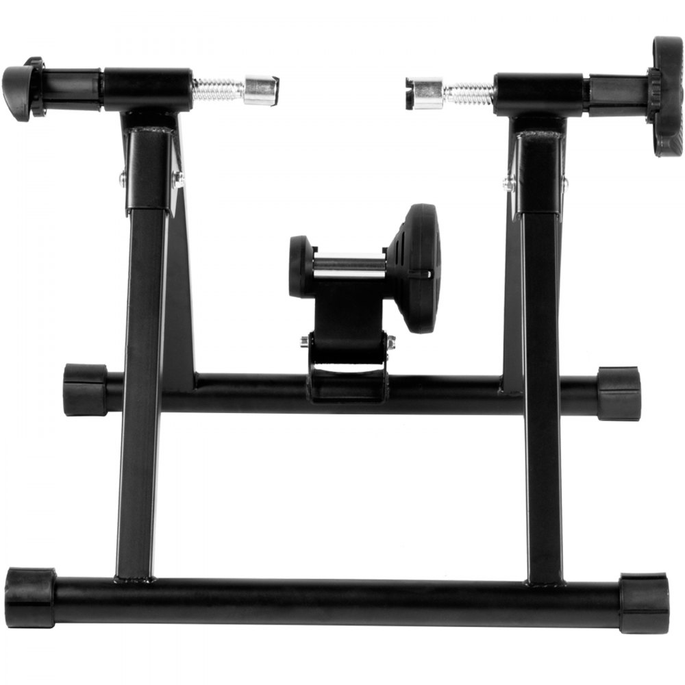 VEVOR 150 kg wałek do roweru do treningu domowego, czarny, 26"~29" wałek treningowy z elastomeru do roweru z regulatorem prędkości, trenażer rowerowy, rower treningowy do użytku w pomieszczeniach, przenośny trójnóg szosowy -