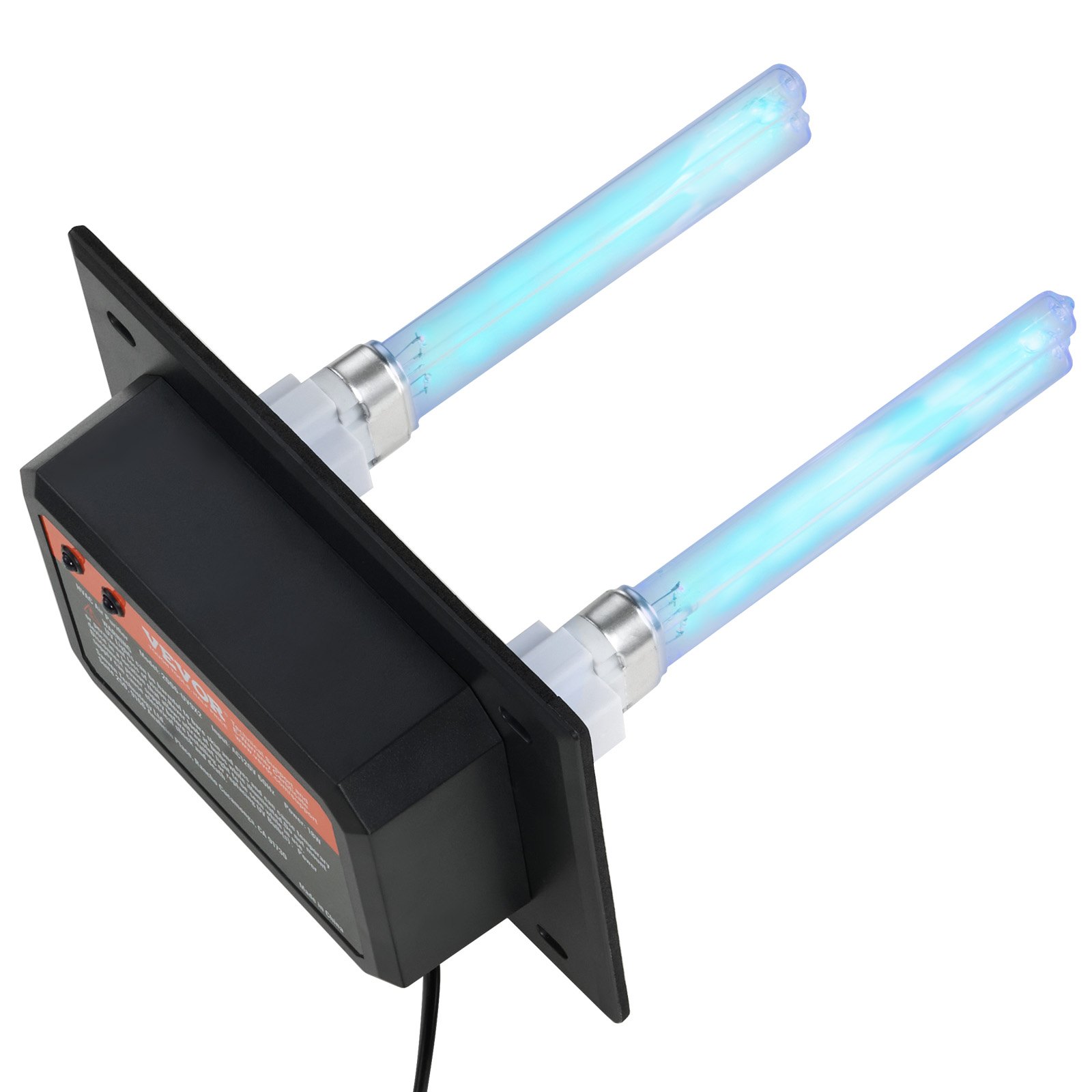 VEVOR HVAC Oczyszczacz powietrza do całego domu, 18 W, 175 mm, lampa UV UVC do kanałów klimatyzacyjnych, oczyszczacz powietrza z 2 zapasowymi żarówkami, lampy HVAC UV, oczyszczacz powietrza do klimatyzatorów