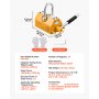 VEVOR Permanent Magnetic Lifter, 600 kg Pulling Capacity, Heavy Duty N42 Neodymium Lifting Magnet with Release Handle and Steel Hook, Used in Shop Crane and Hoist, for Lifting Plate Steel, Board
