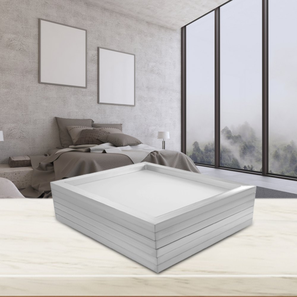 Ramki do sitodruku VEVOR 50cm x 60cm aluminium Zestaw 6 sztuk 43T biały antykorozyjny
