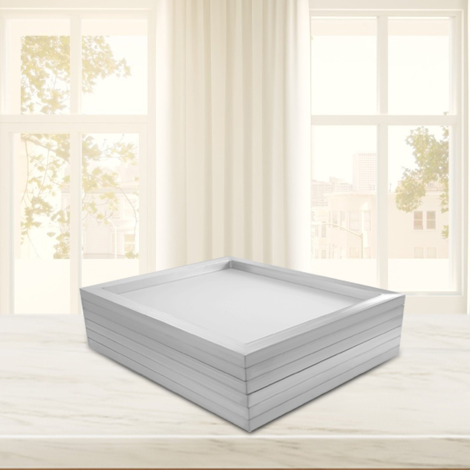 6-pak 20 "x 24" 160 mesh aluminiowe ramki do sitodruku białe
