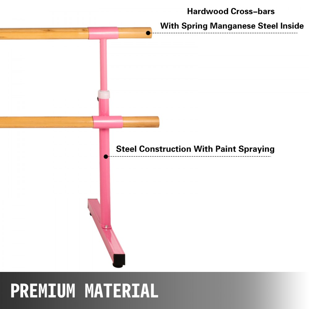 2M Barre Ballet Barre Wolnostojąca drabina z podwójnym drążkiem Trening taneczny