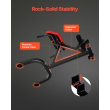 Ławka do rozciągania pleców VEVOR Roman Chair Hyperextension Multifunctional