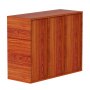 VEVOR Wooden Literature Organizer with 27 Compartments, Adjustable Shelves, Medium Density Fiberboard Organizer, Storage for Files, Documents, Papers, Magazines in the Office, Home, School, Brown