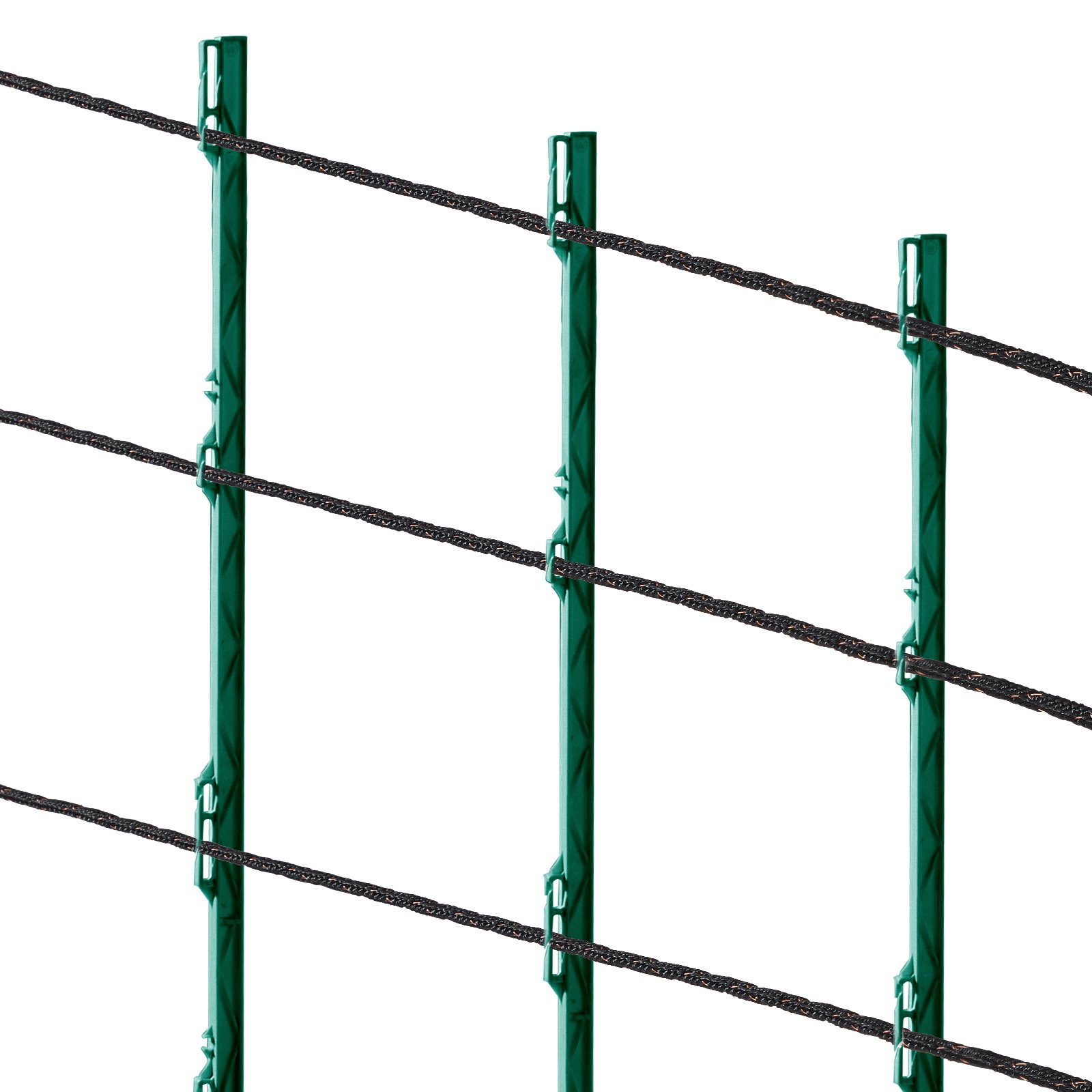 VEVOR Electric Fence Wire, 1000 feet (305 m), Portable Poly Wire, 1/4 inch Diameter, 2 Copper Strands for Reliable Conductivity and Rust Resistance, Fence Rope for Horses, Cattle, Livestock